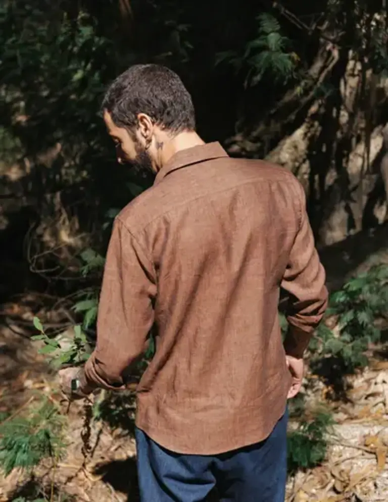 Carpasus Shirt Linen Verzasca Bronze