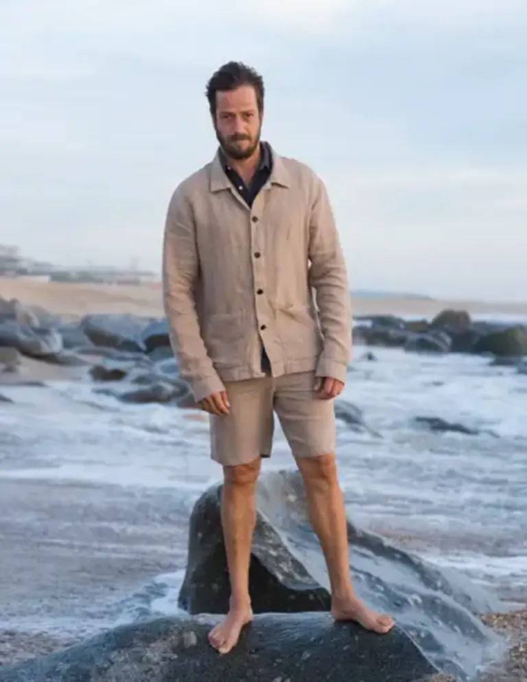 Carpasus Overshirt Linen Ilha Desert