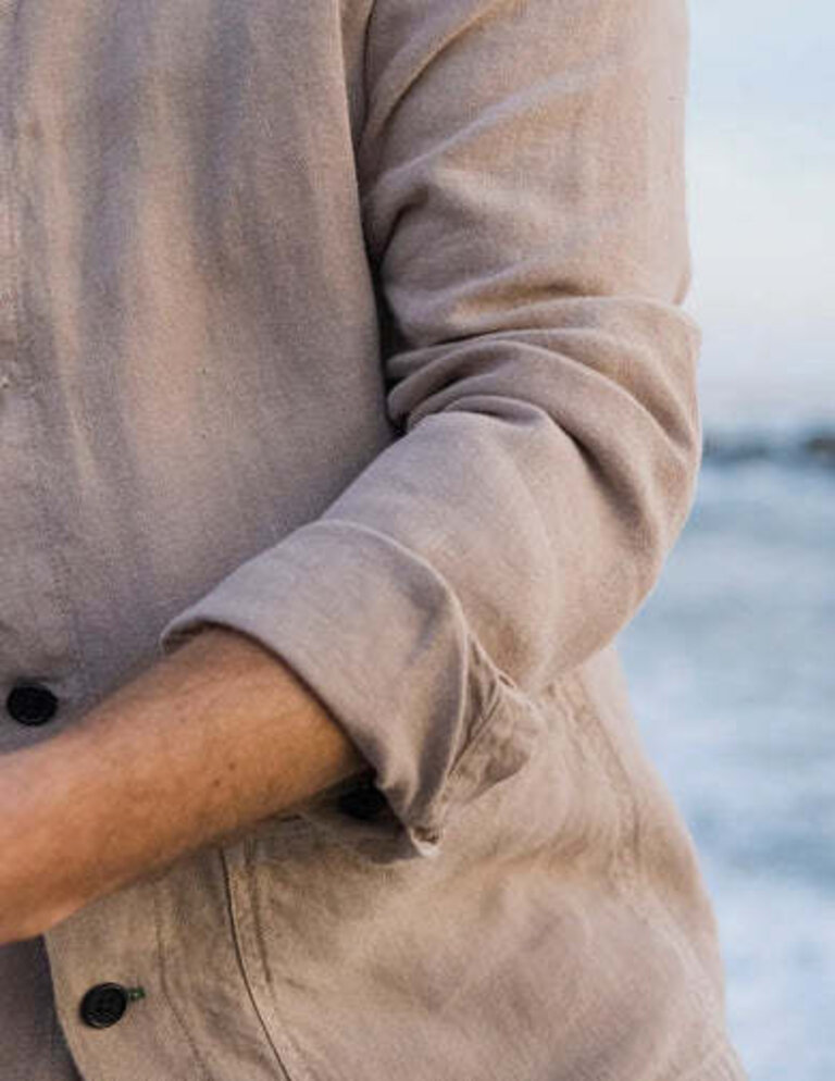 Carpasus Overshirt Linen Ilha Desert
