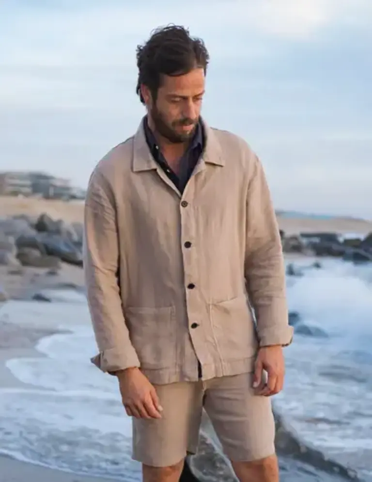 Carpasus Overshirt Linen Ilha Desert
