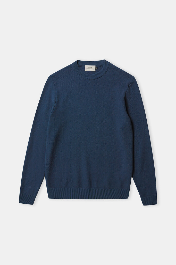 About Companions MORTEN jumper eco knotted blue