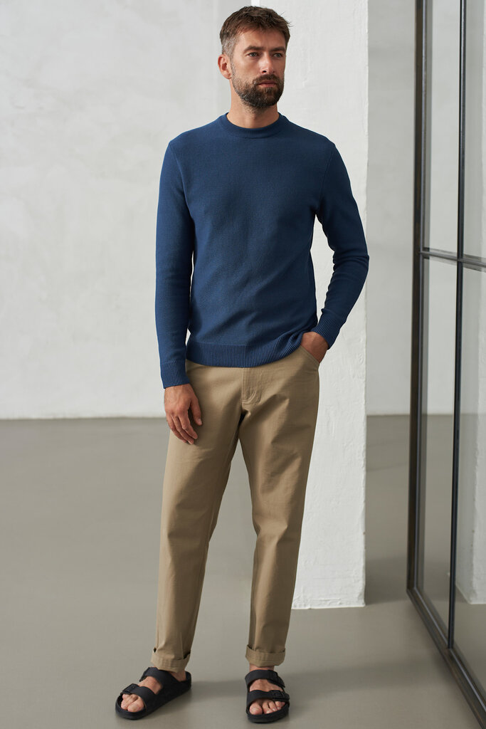 About Companions MORTEN jumper eco knotted blue