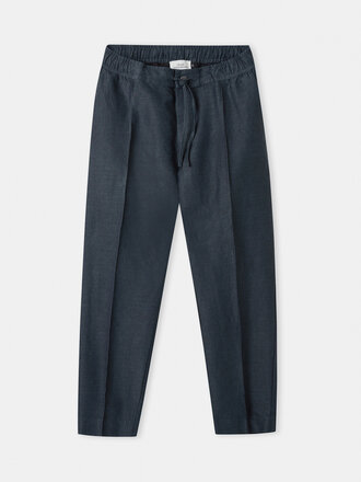 About Companions MAGNUS trousers winter linen cold navy About Companions MAGNUS trousers winter linen cold navy
