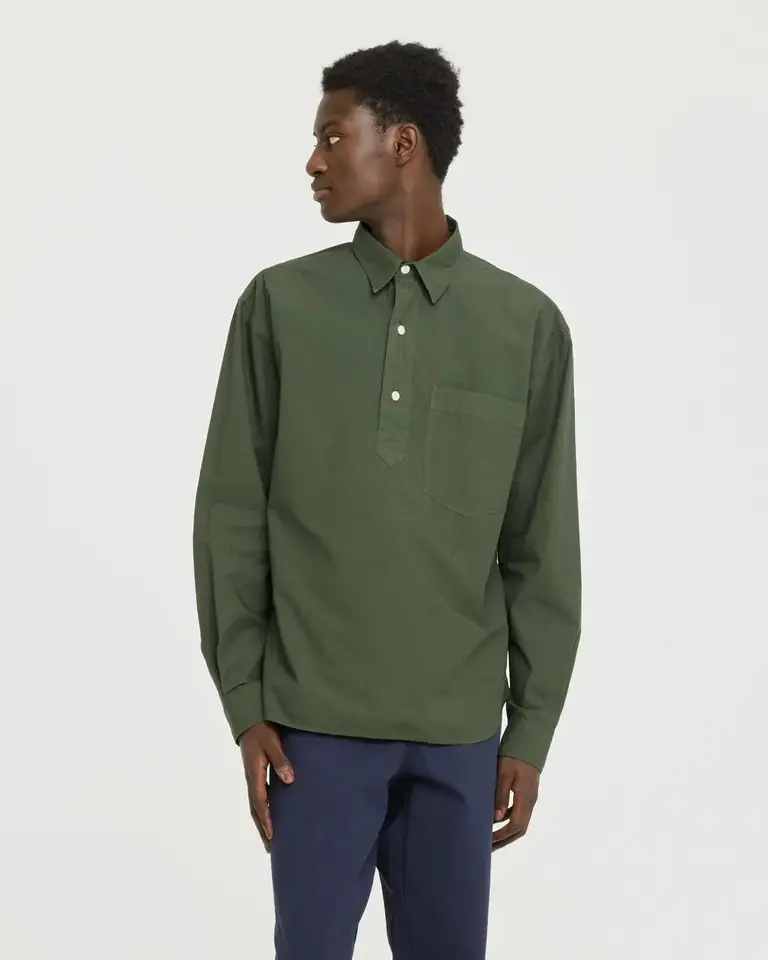 Castart shirt Egan Dark Green