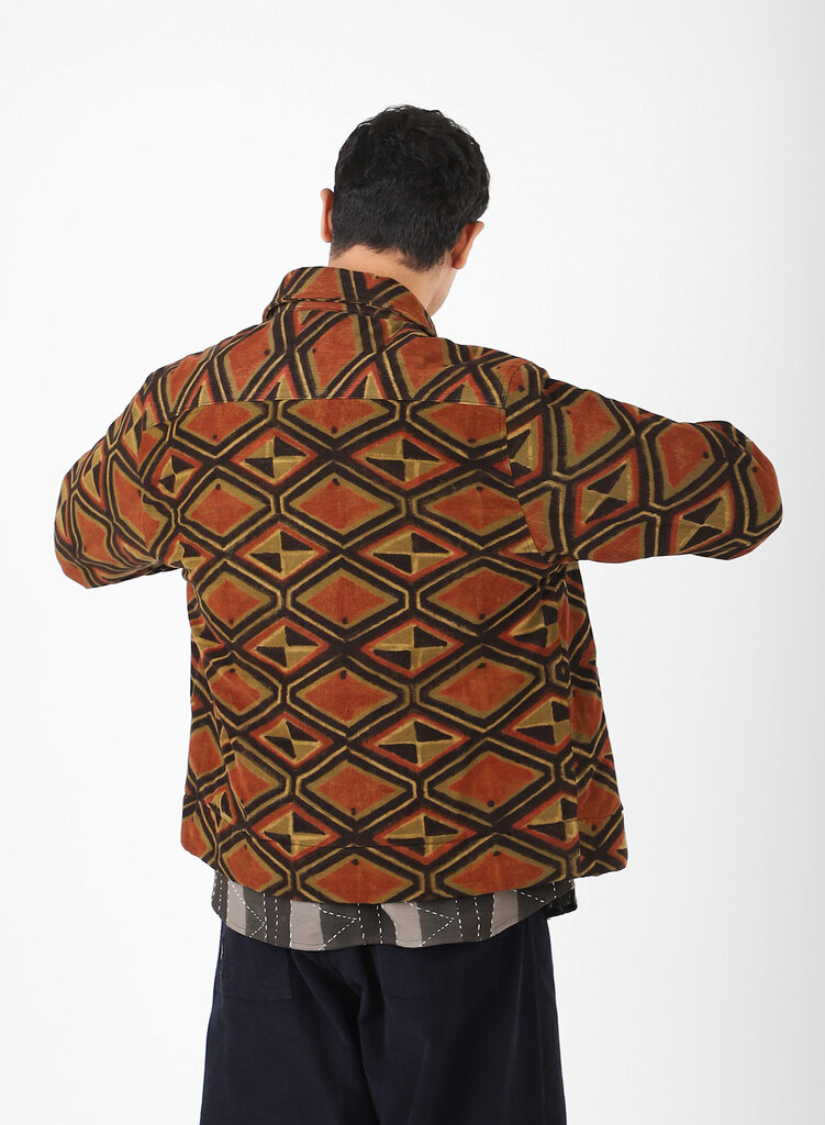 Kardo Chintan shirt block print corduroy