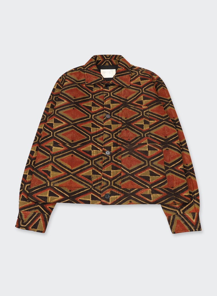 Kardo Chintan shirt block print corduroy