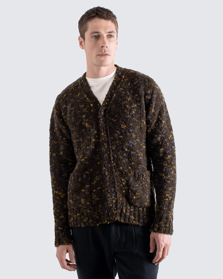Far Afield Buckley cardigan brown multi