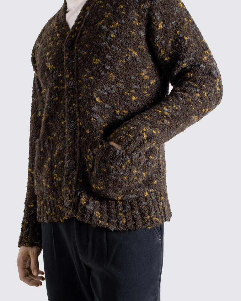 Far Afield Buckley cardigan brown multi
