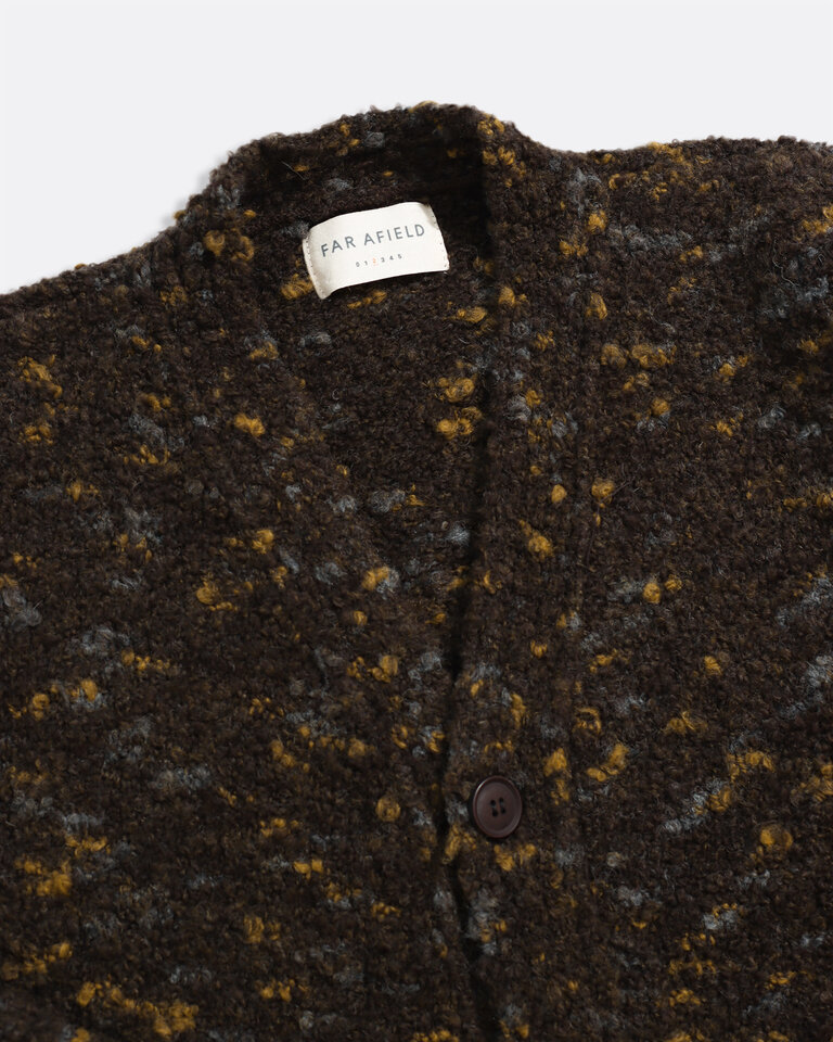 Far Afield Buckley cardigan brown multi