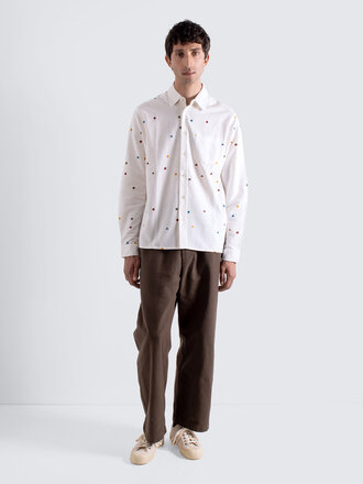 Far Afield Classic shirt shapes white Far Afield Classic shirt shapes white