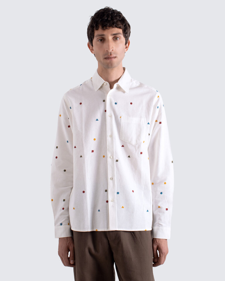 Far Afield Classic shirt shapes white