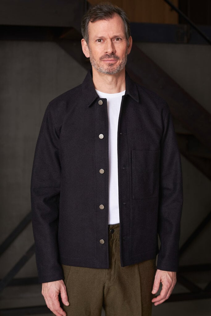 About Companions Asir jacket eco moleskin black