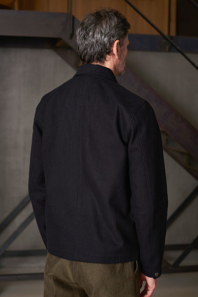 About Companions Asir jacket eco moleskin black