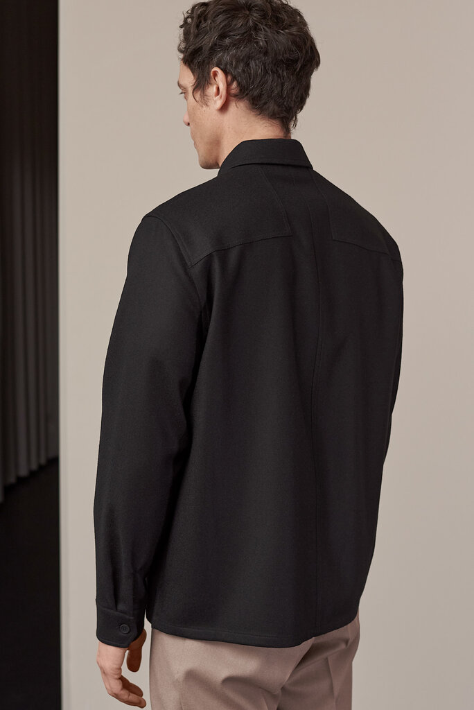 About Companions OWE overshirt wool black