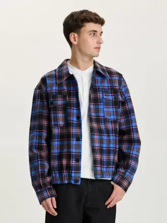 La Paz Silva shirt bubble checks La Paz Silva shirt bubble checks