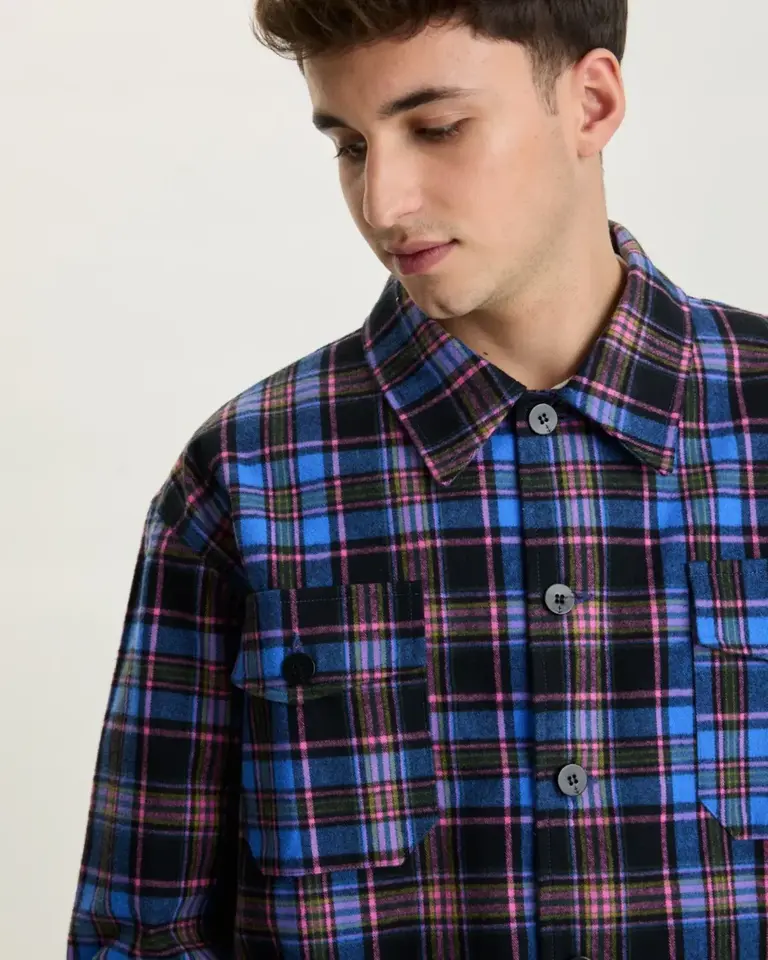 La Paz Silva shirt bubble checks