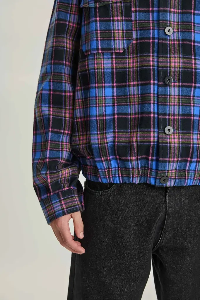La Paz Silva shirt bubble checks