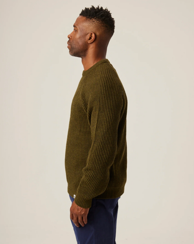 Peregrine Ford Crew Jumper Olive