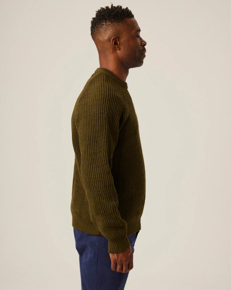 Peregrine Ford Crew Jumper Olive