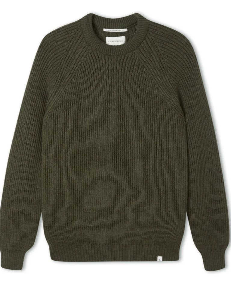 Peregrine Ford Crew Jumper Olive