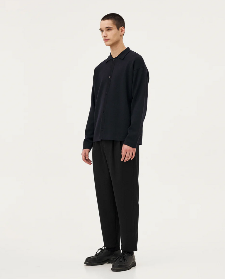 Noyoco Cambridge black twill trousers