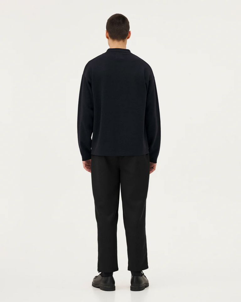 Noyoco Cambridge black twill trousers