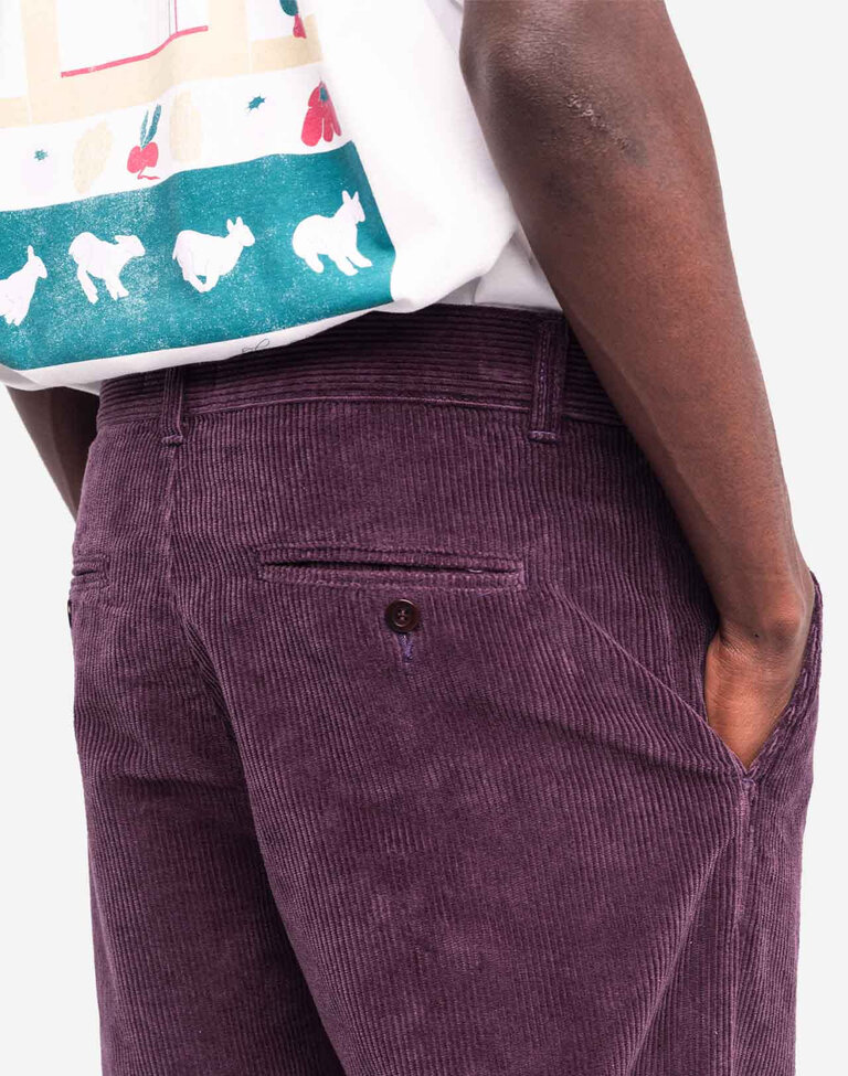 OLOW Pantalon swing prune