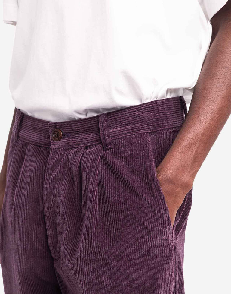 OLOW Pantalon swing prune