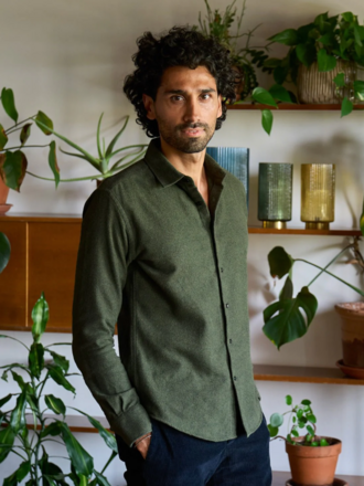Carpasus Shirt Flannel Floco Moss