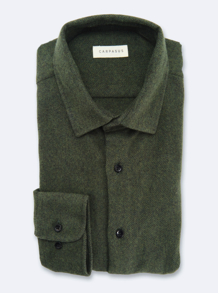 Carpasus Shirt Flannel Floco Moss
