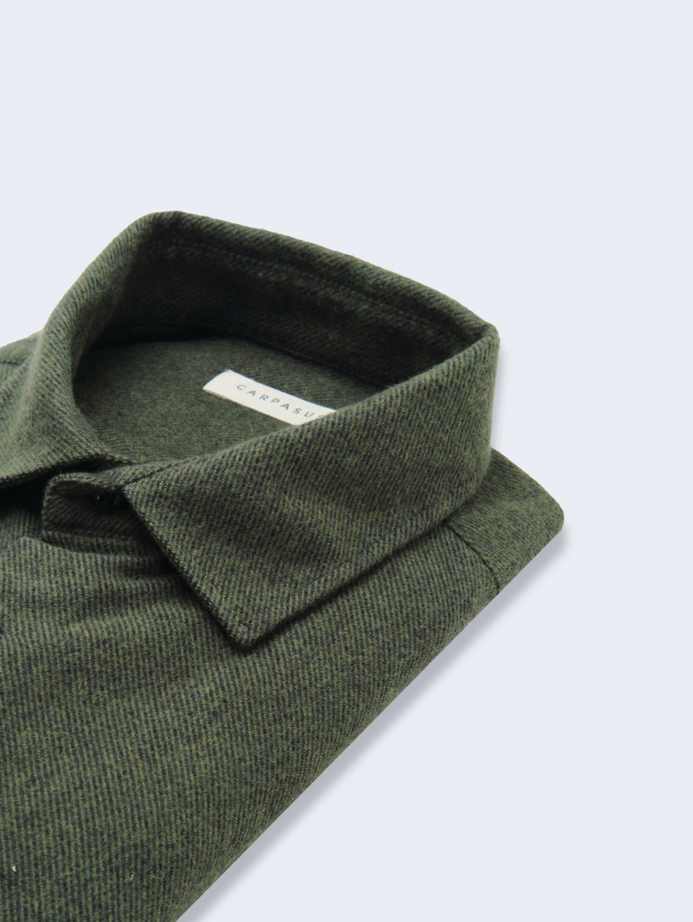 Carpasus Shirt Flannel Floco Moss