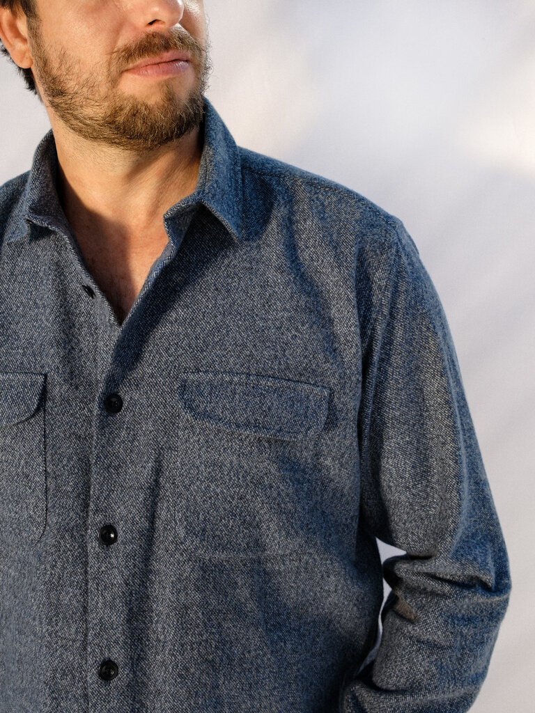 Carpasus Shirt Flannel Pinho Blue