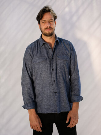 Carpasus Shirt Flannel Pinho Blue