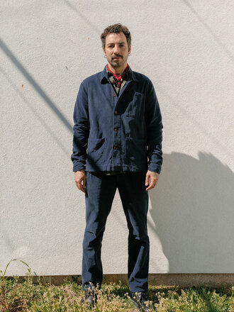 Carpasus Trousers Cord Urso Navy