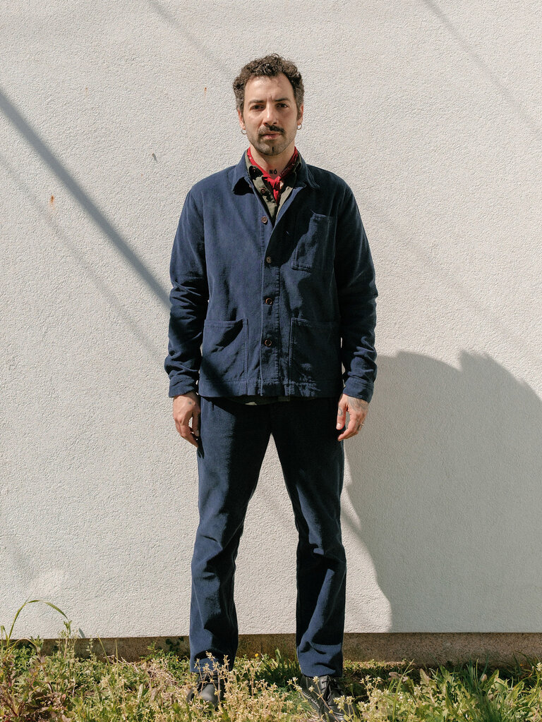 Carpasus Trousers Cord Urso Navy