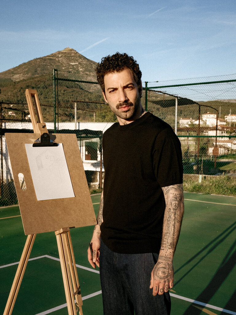 Carpasus T-Shirt Merino Folha Black