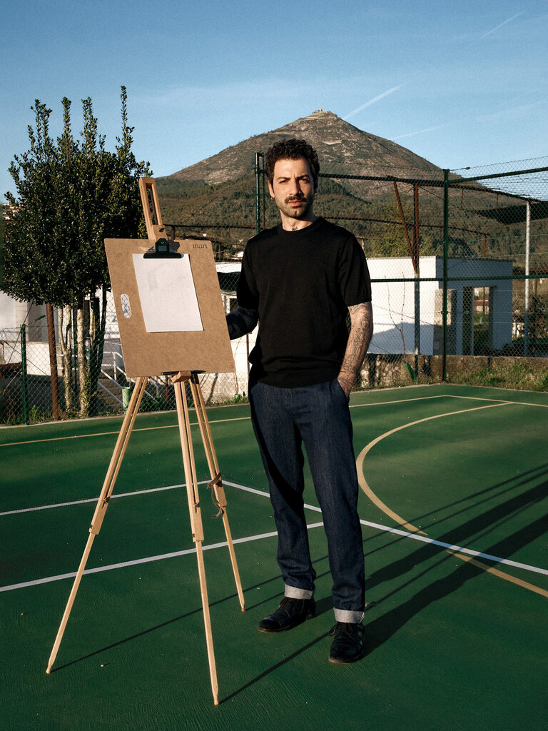 Carpasus T-Shirt Merino Folha Black