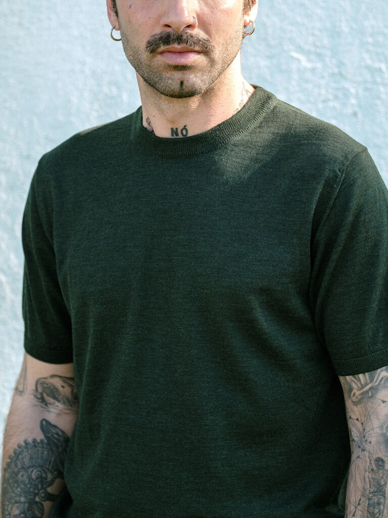 Carpasus T-Shirt Merino Folha Moss