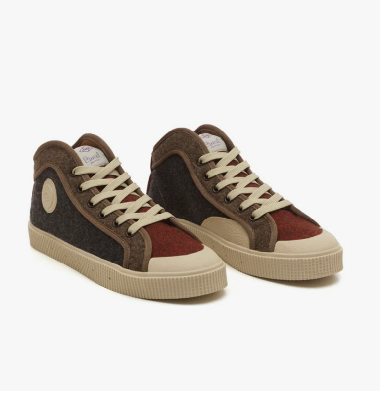 Sanjo K100 Burel Dark Grey Multicolor