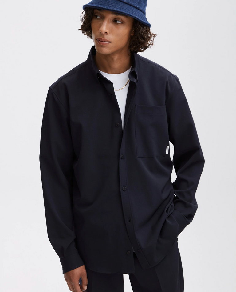 The Good People Secret shirt navy