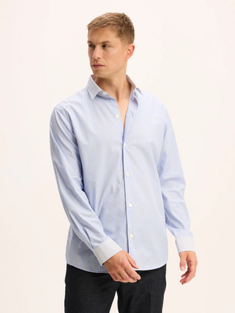 The Good People Sblock shirt blue