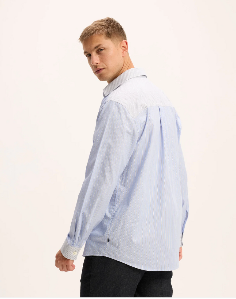 The Good People Sblock shirt blue