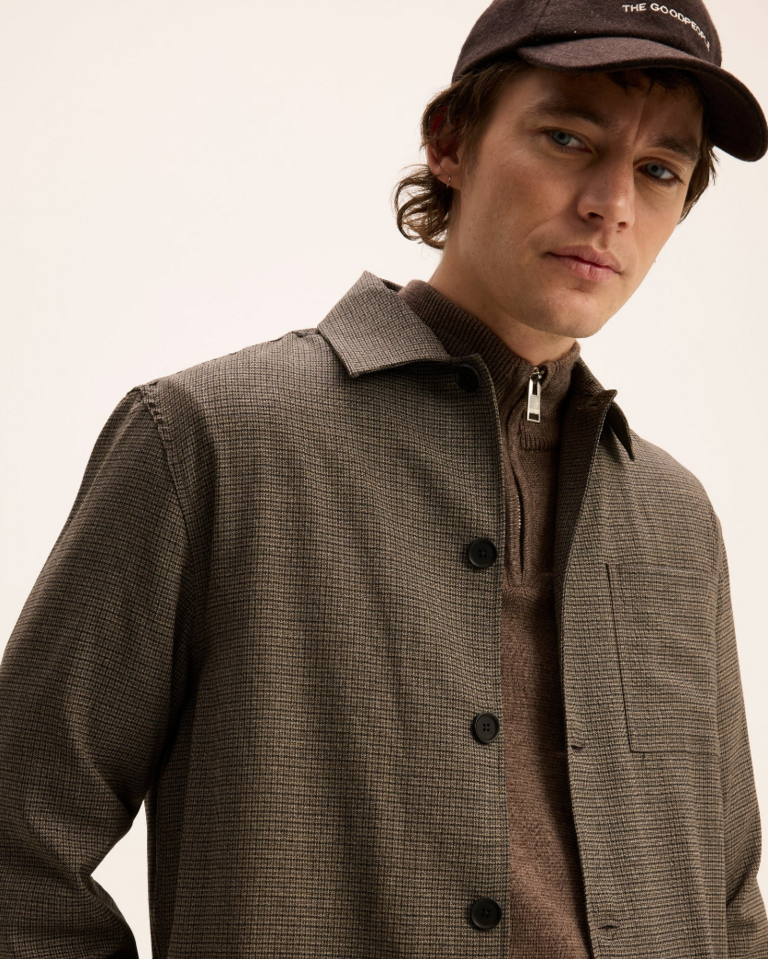 The Good People Javi shirt brown