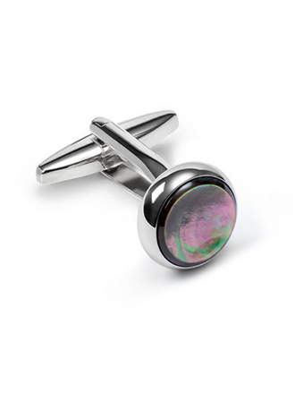 Lost in Pablos Cufflinks Smokey Parelmoer