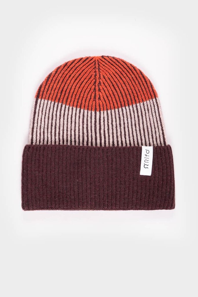 Rifo Vanda Recycled Cashmere Beanie Orange Cannella