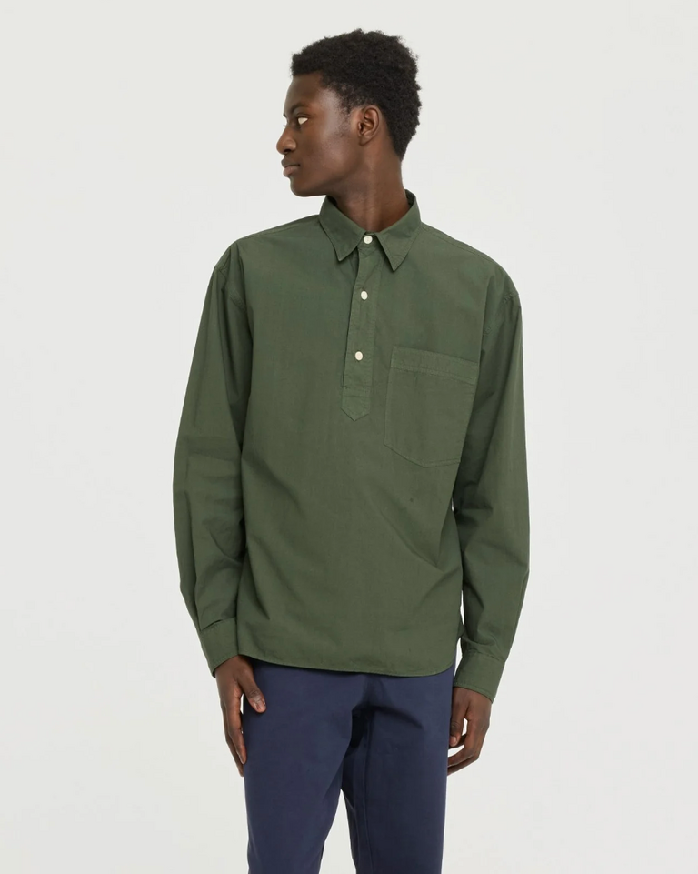 Castart shirt Egan Dark Green