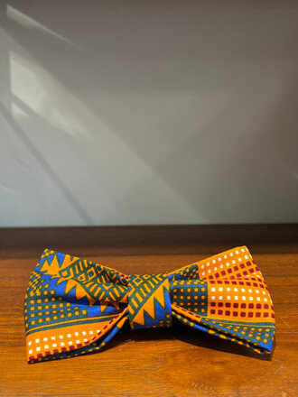 Papijon Strik Papijon bright orange dots