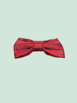 Papijon Strik Papijon red blue stripe