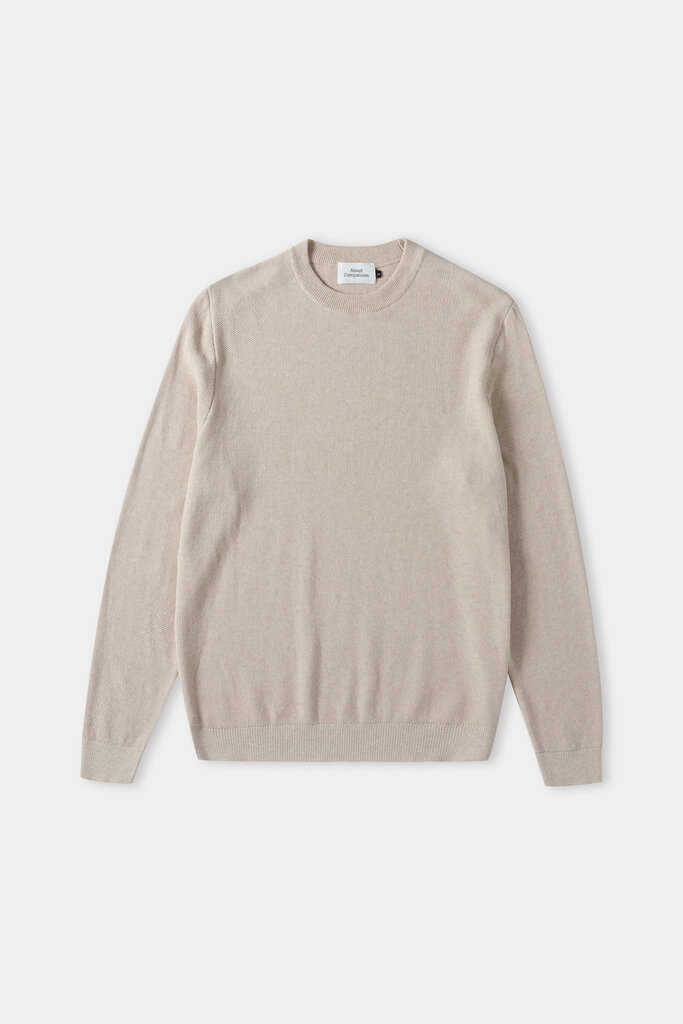 About Companions MORTEN jumper eco knotted sand