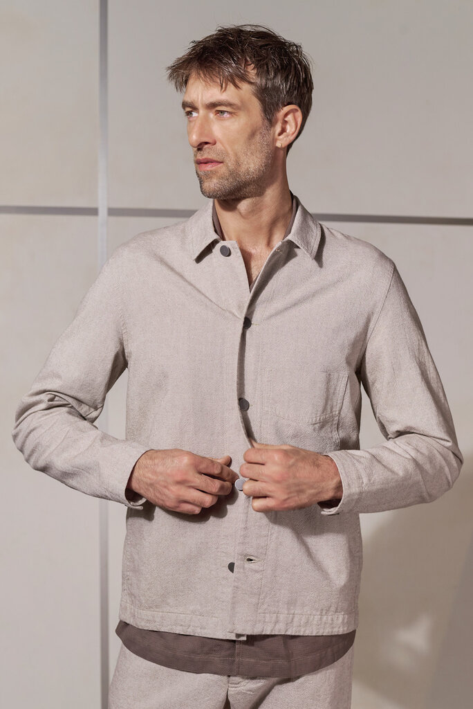 About Companions ASIR jacket eco canvas 230g cold brown